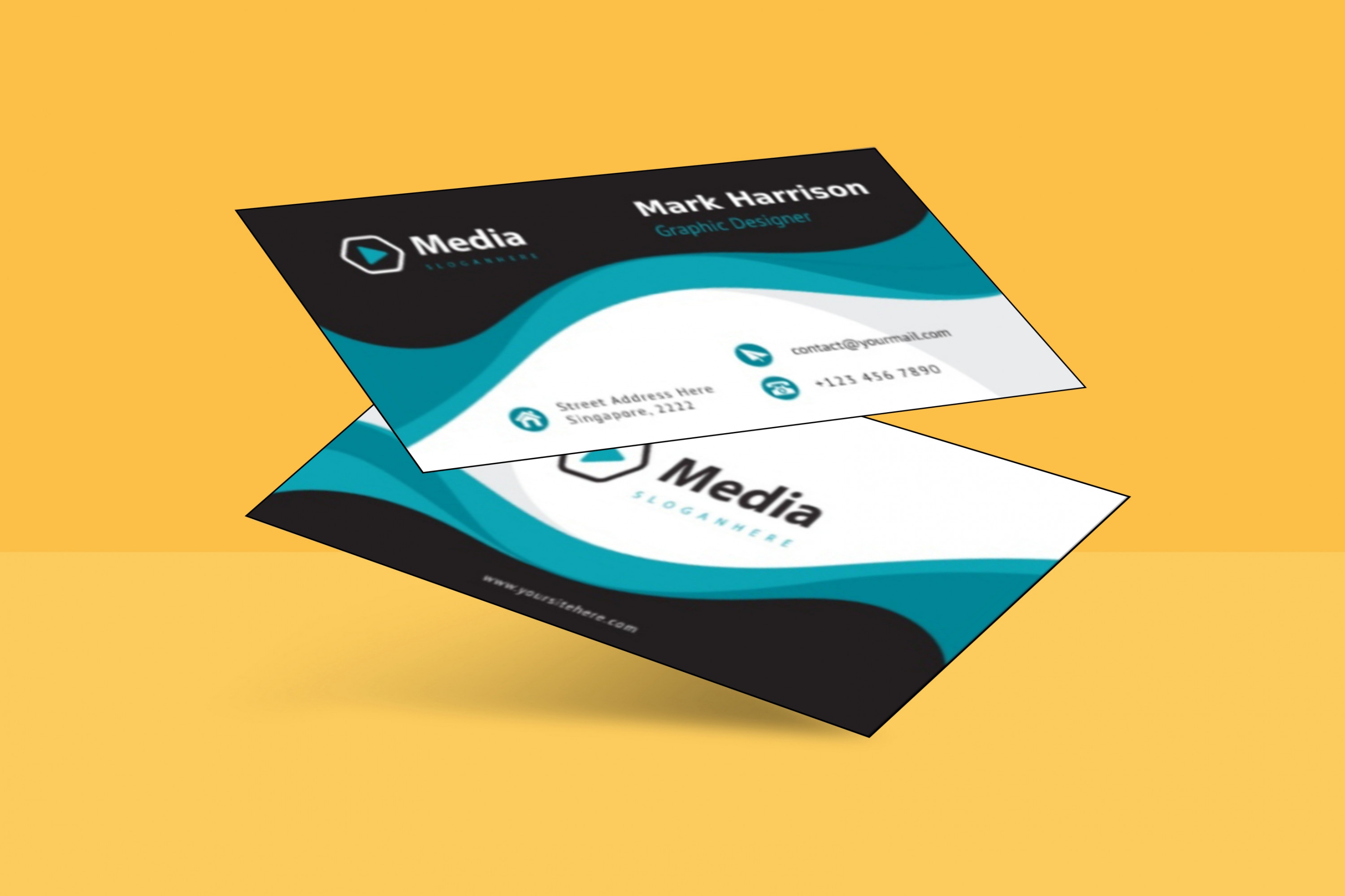 سأقوم بتصميم business card  أو بطاقة شخصية مقابل 5$
