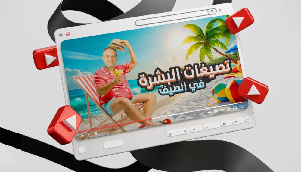 تصميم صورة مصغرة إحترافية لليوتيوب يوتيوب ثمنيل