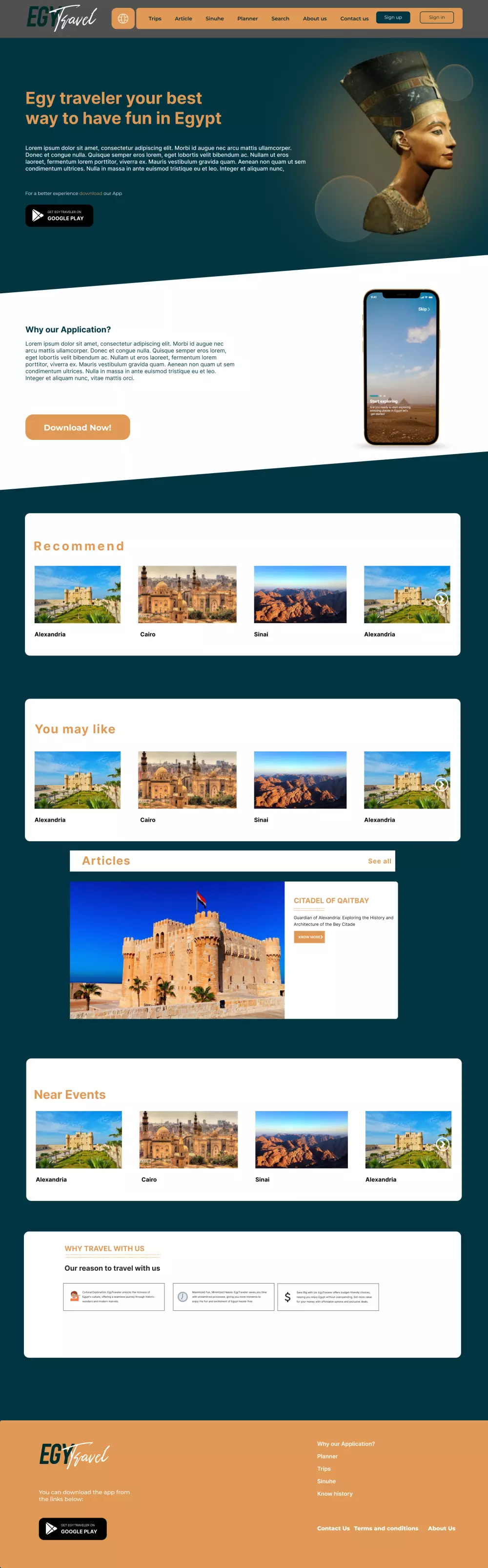 خدمة تصميم Landing Page (صفحة هبوط) احترافية