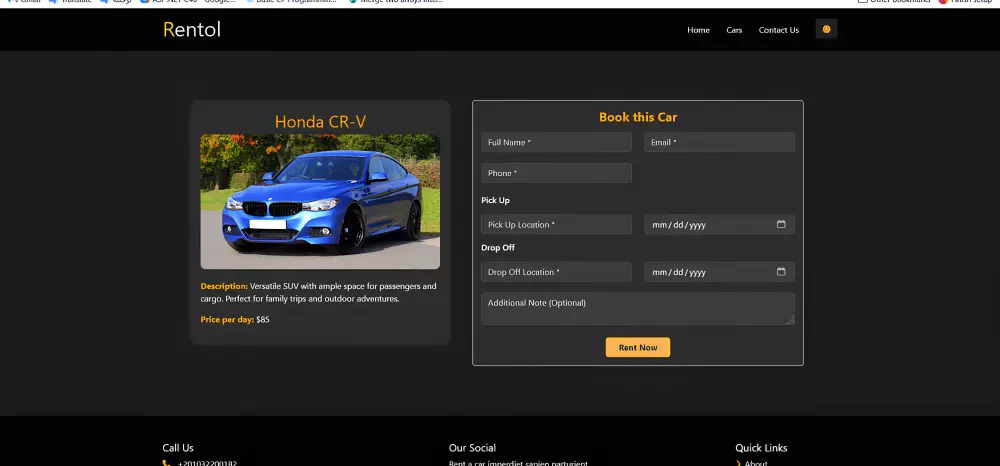 تصميم موقع ويب احترافي بHTML,CSS,JavaScript,Bootstrap