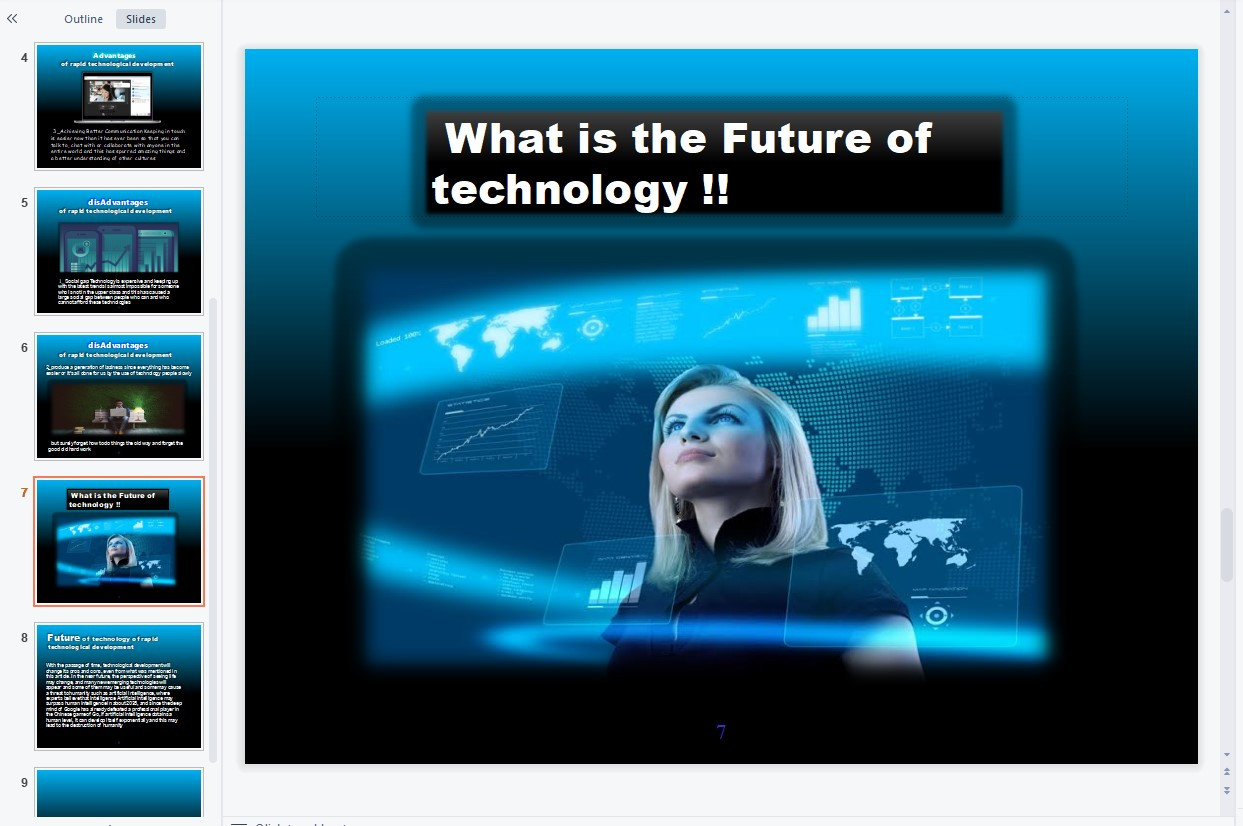 تحويل الملفات النصية (pdf , word , txt )الي بور بوينت (PPT)