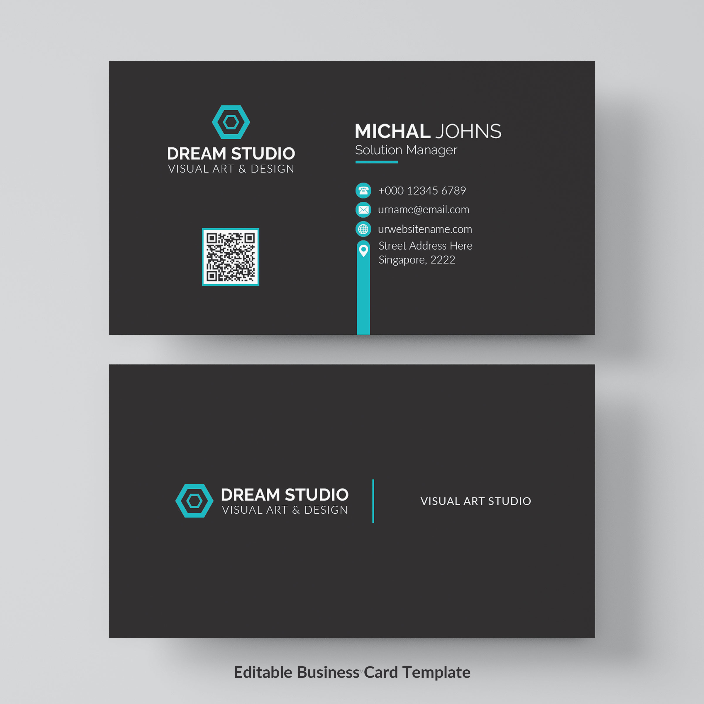 تصميم بطاقة أعمال - بزنس كارد - ( Business card )