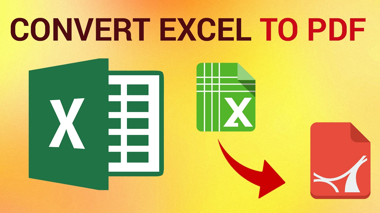 برنامج لتحويل ملف Excel الي PDF بأحترافية واتقان كما بالصور