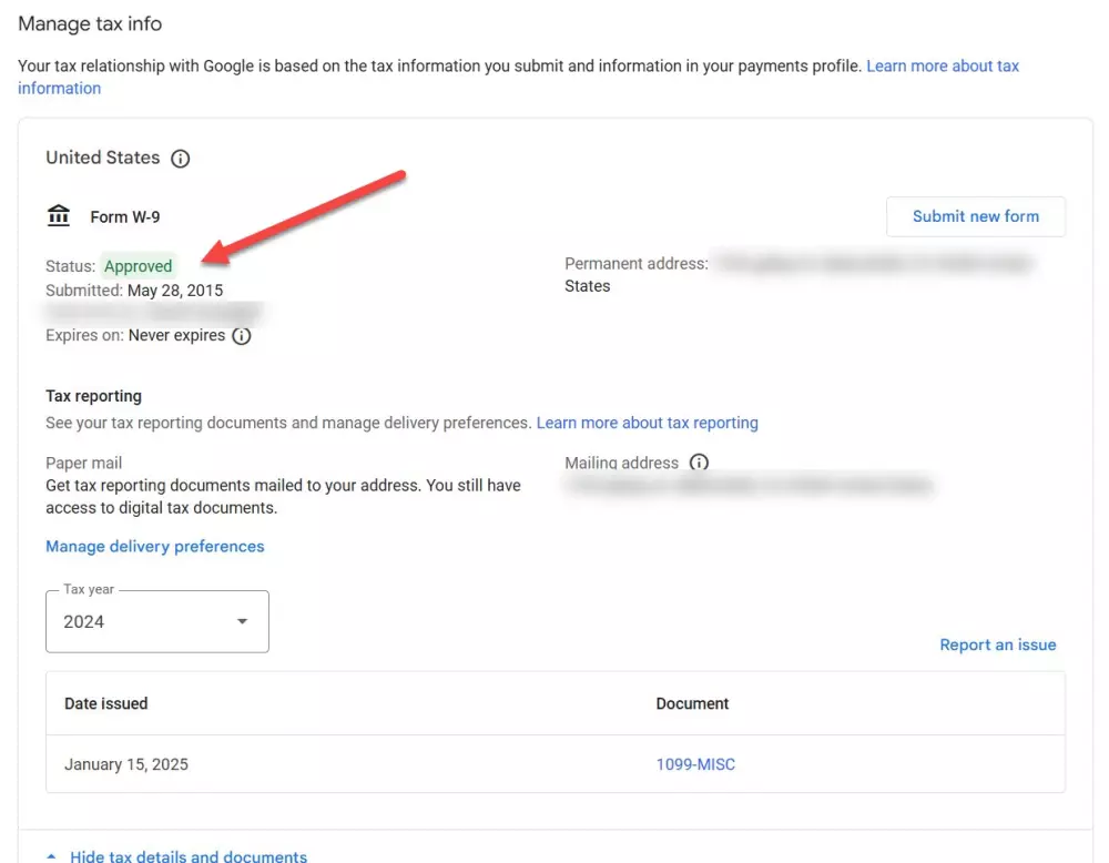 خدمة قفل الملف الضريبي W9 باحترافية