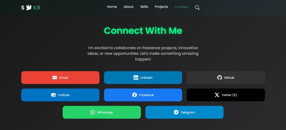 تصميم وبرمجة موقع شخصي احترافي يعرض مهاراتك ومشاريعك بلغة أنيقة ومتجاوبة