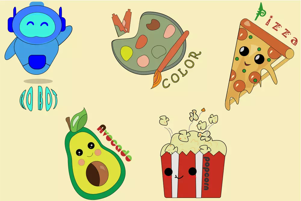 اصنع استيكراتك الخاصة تصميم احترافي وجاهز للطباعة