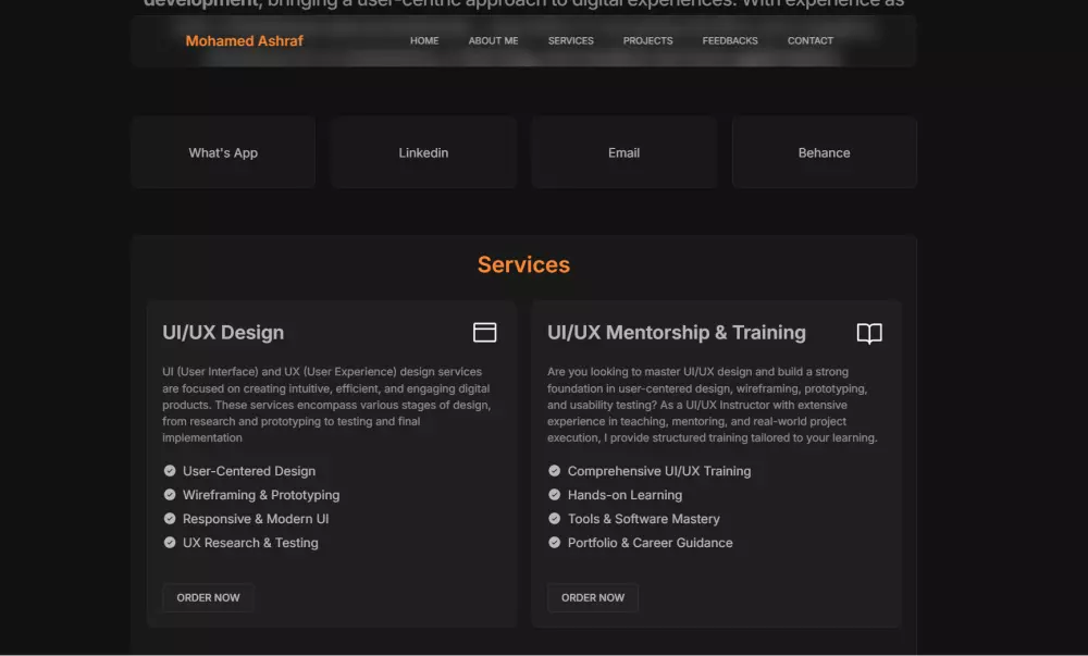 تصميم موقع خاص باستخدام Framer