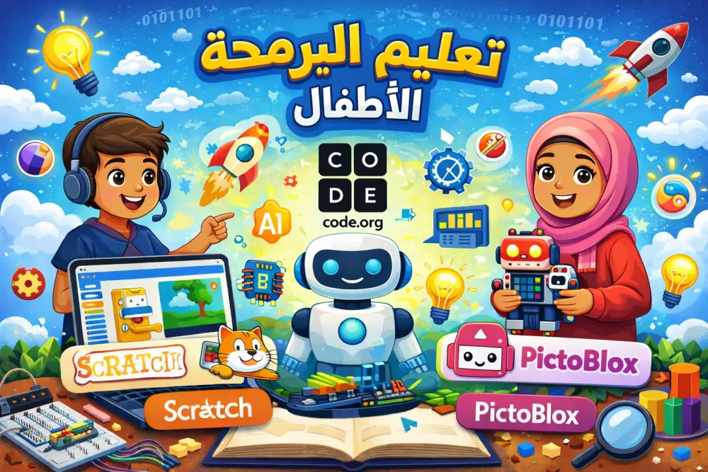 تعليم البرمجة للأطفال بأسلوب تفاعلي