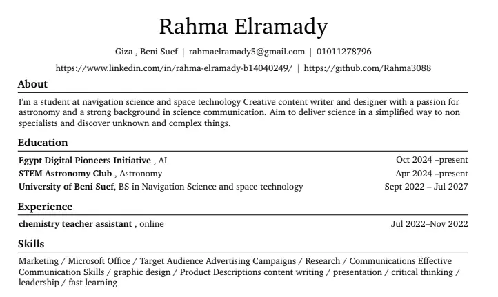عمل سيرة ذاتية احترافية