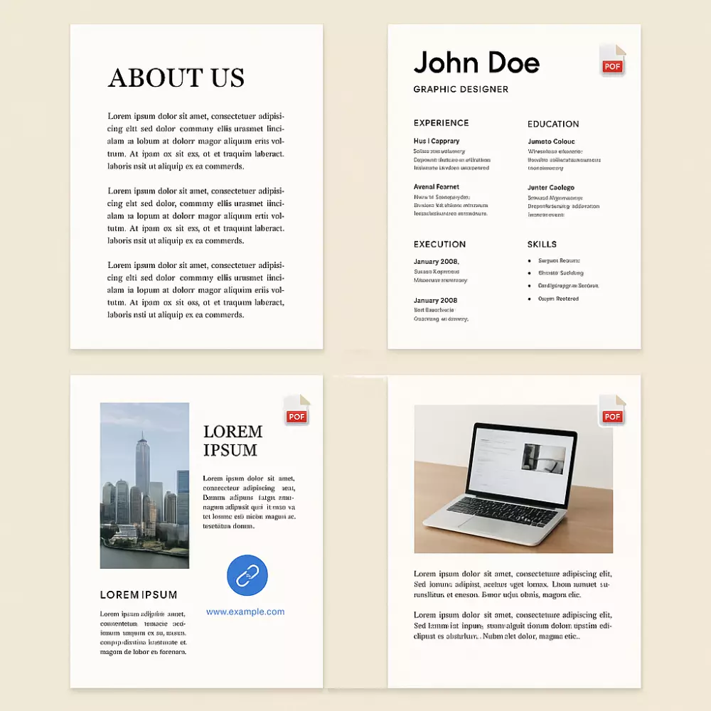 إنشاء وتصميم ملفات pdf بطريقة احترافية