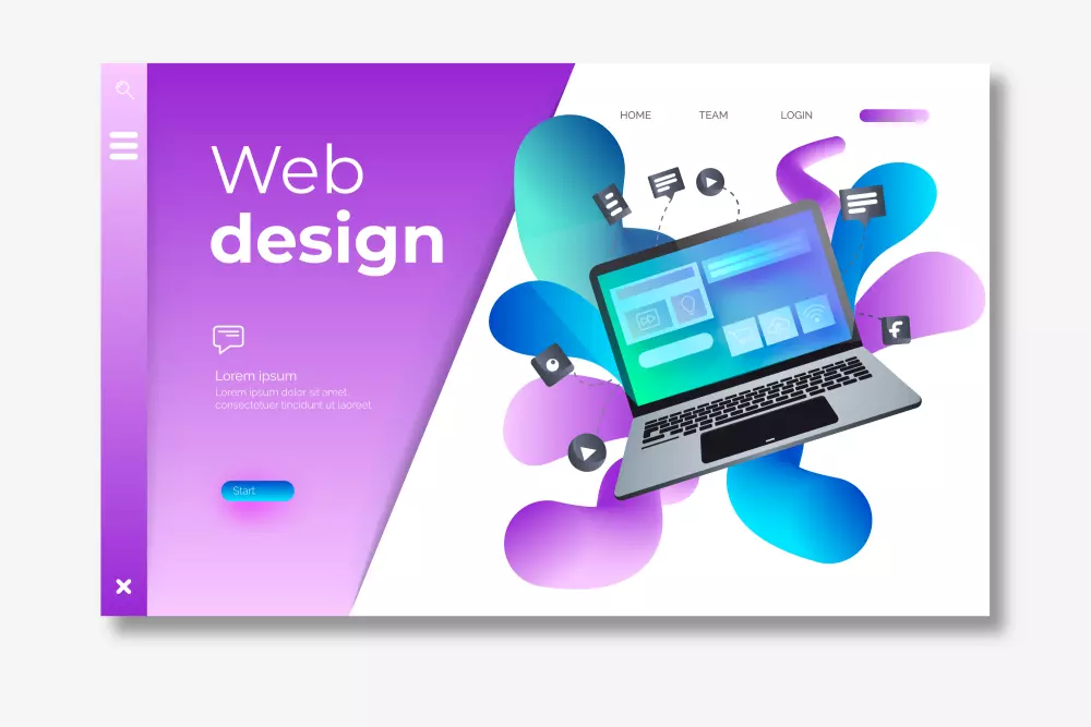 تحويل تصميم PSD/Figma إلى أكواد HTML/CSS متجاوبة