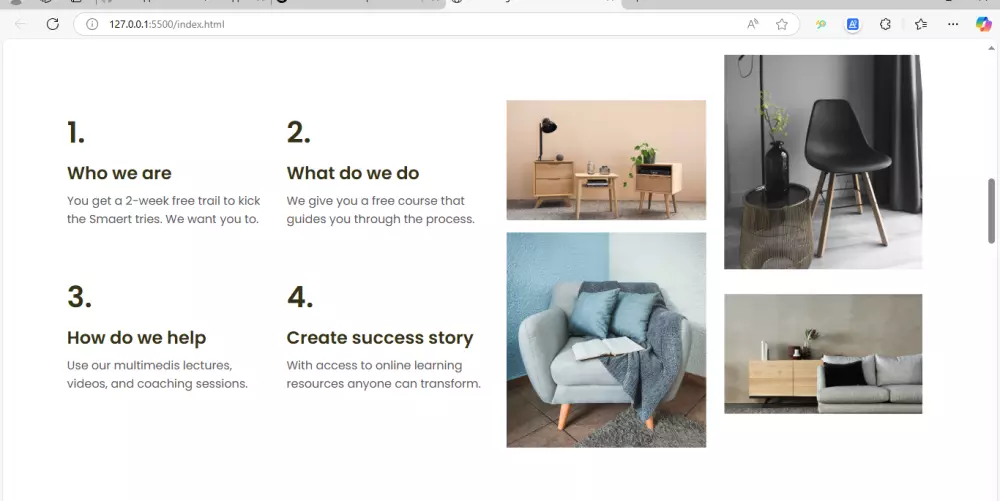 بتصميم صفحة ويب جذابة ومتجاوبة باستخدام HTML وCSS