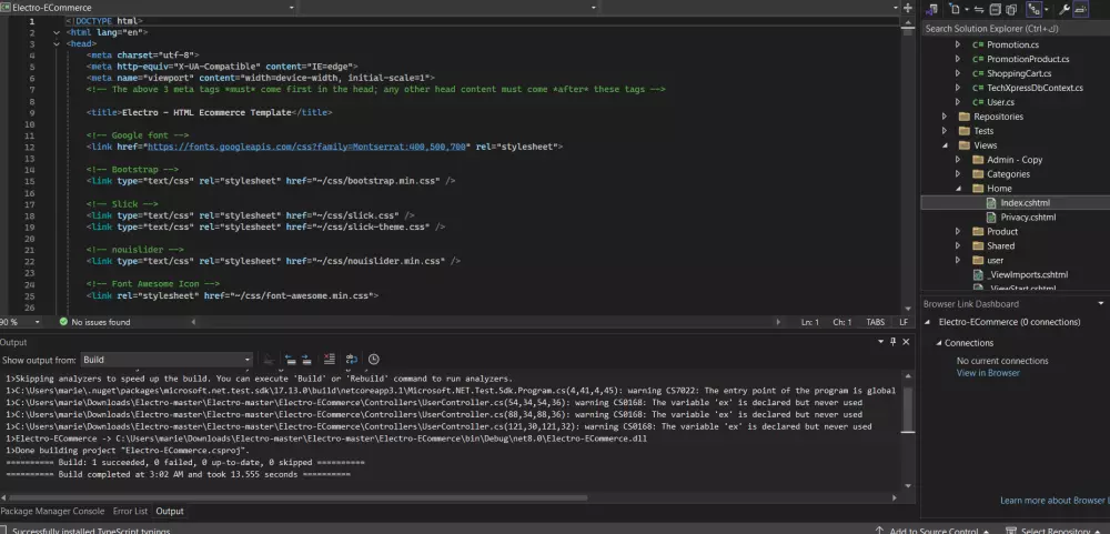 تحويل أي تصميم إلى صفحة View باستخدام ASP.NET MVC (Razor)