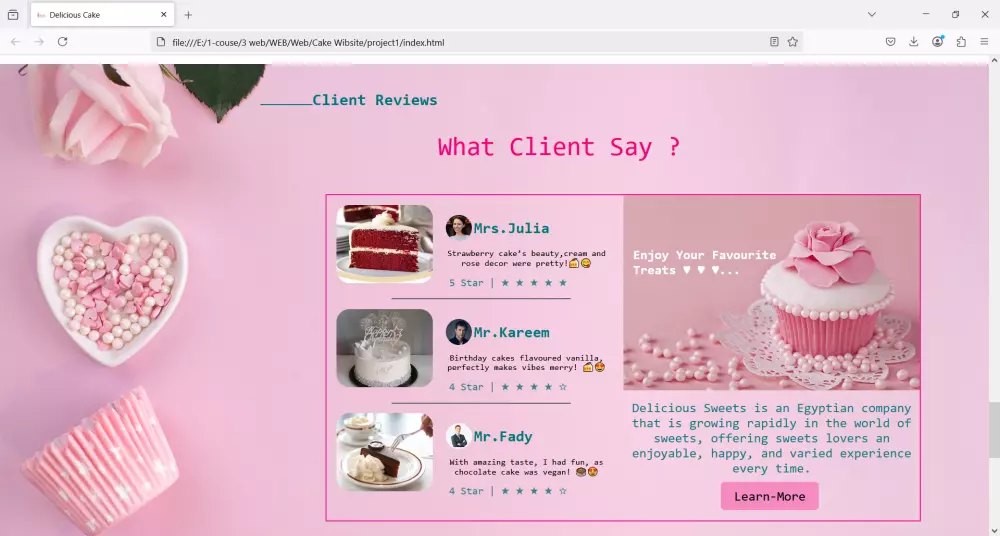 "تصميم صفحة هبوط أو موقع شخصي سريع ومتجاوب بـ HTML5 وCSS3 | تسليم خلال يومين
