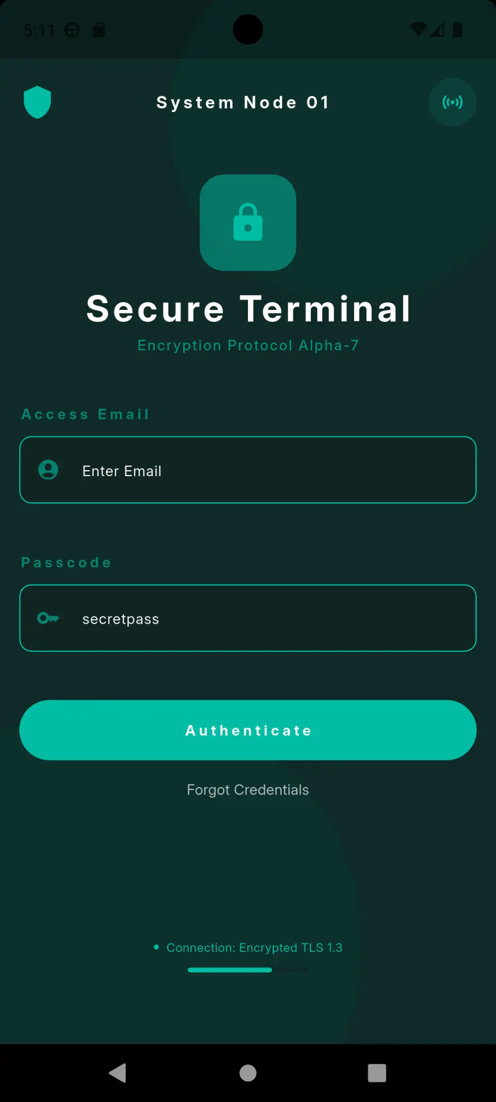 إنشاء Login & Signup UI