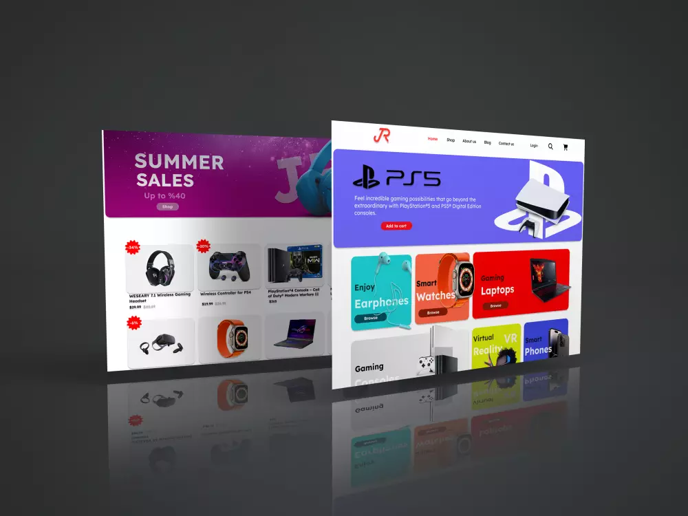 تصميم واجهة مستخدم عصرية تناسب مشروعك باحترافية UI design