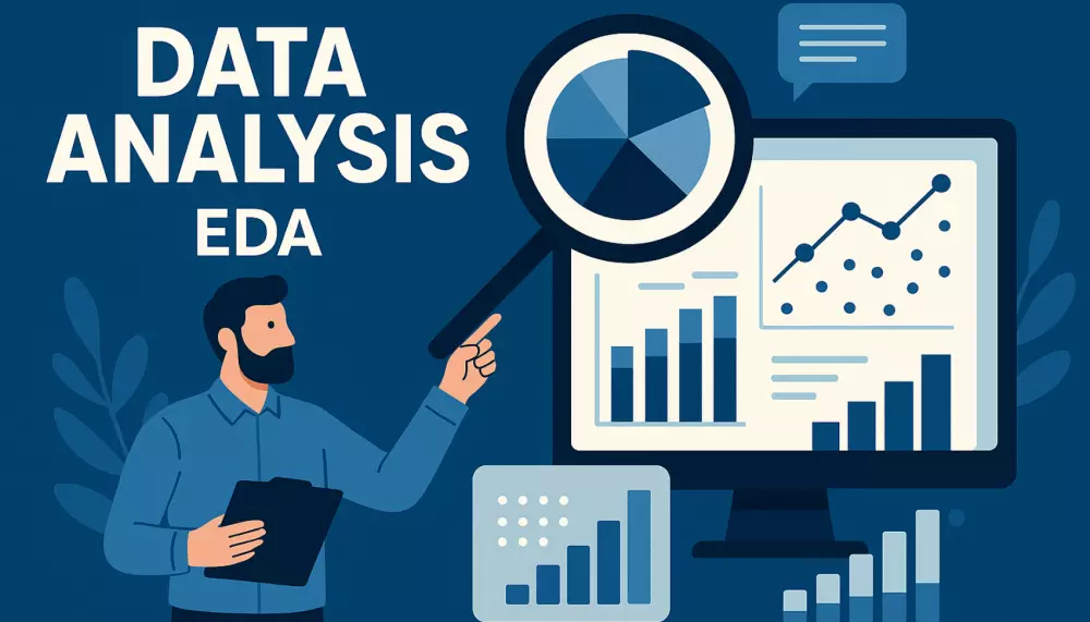 تحليل بيانات احترافي باستخدام Python لاستخراج رؤى تساعدك في اتخاذ قرارات أفضل. يشمل تنظيف البيانات، التحليل الإحصائي، رسوم بيانية، وتقرير شامل بجودة عالية وعمل EDA.