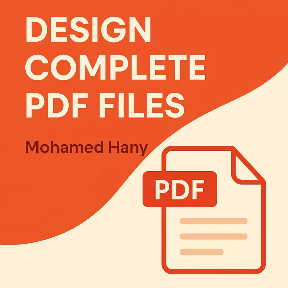تصميم وإنشاء ملفات PDF احترافية