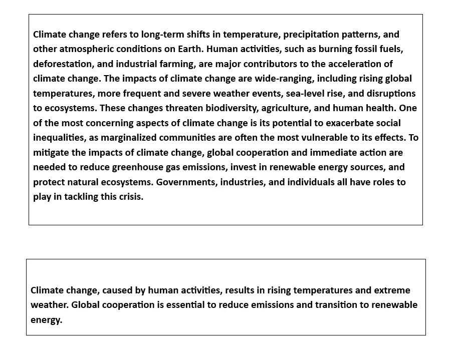 تلخيص شامل واحترافي بالعربية والإنجليزية