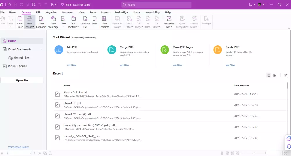 تحويل الملفات الي pdf بكل الصيغ والعكس