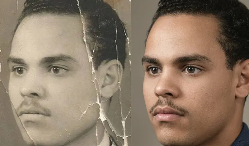 ترميم وتلوين الصور القديمة والتالفة باحترافية وجودة عالية