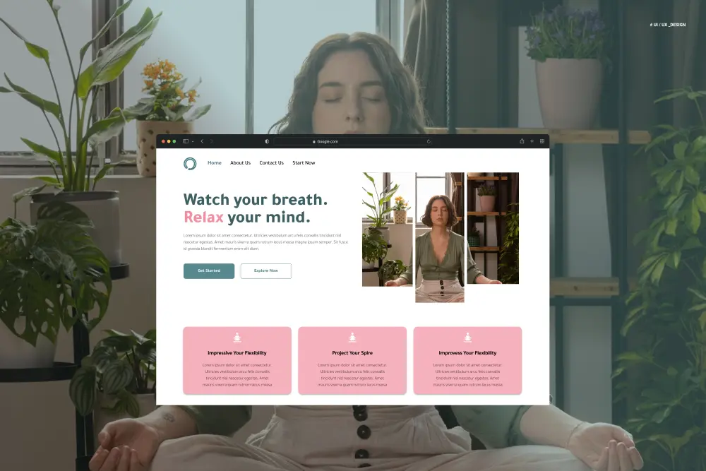 تصميم واجهة صفحة هبوط احترافية Landing Page باستخدام Figma