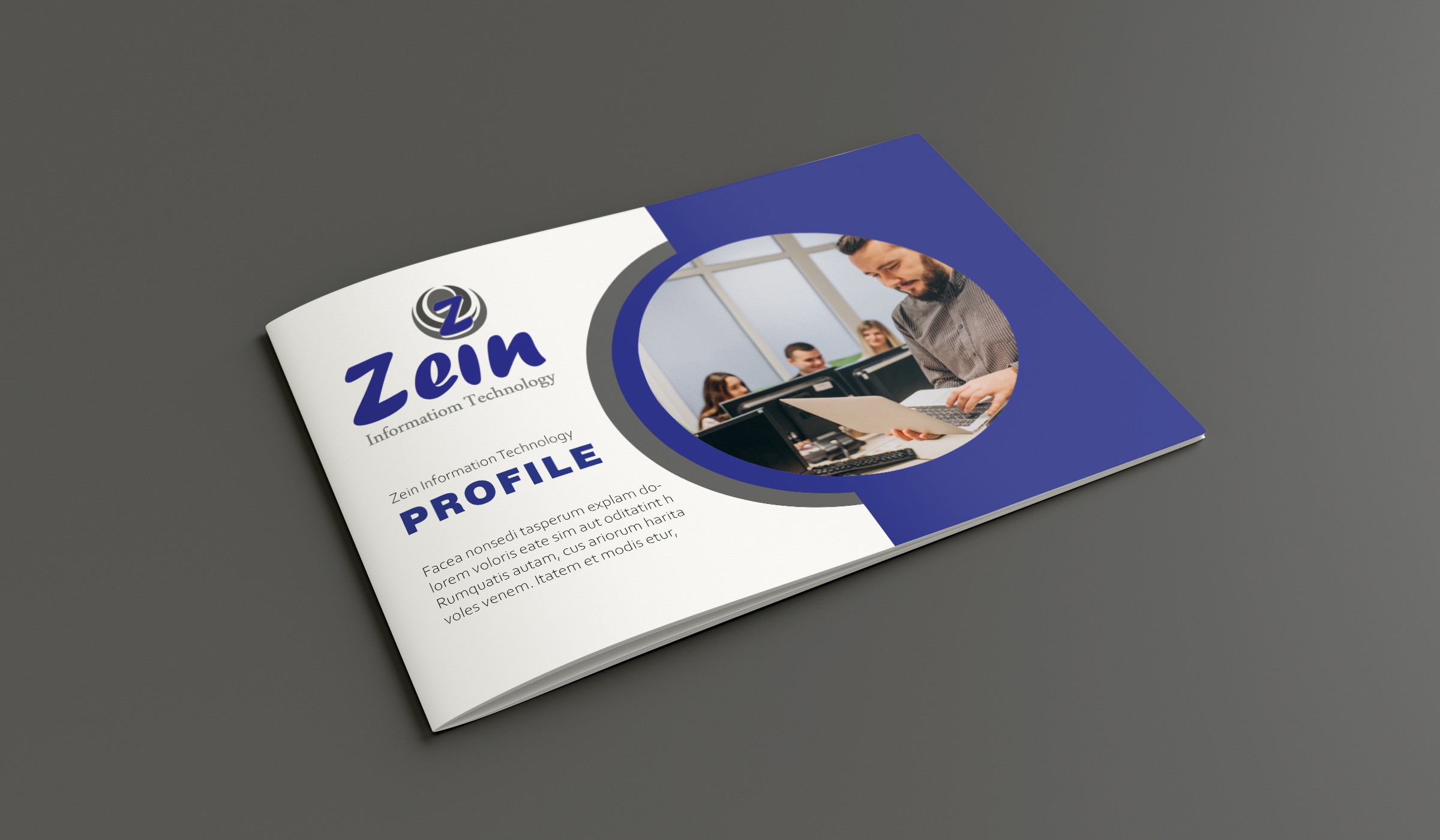 تصميم بروفايل شركة احترافي