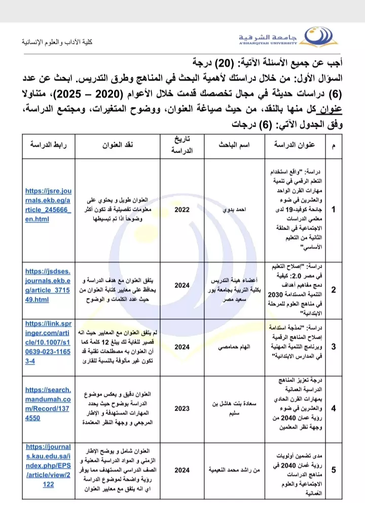 حل واجب و اختبارات أكاديمية  و تنسيقها بشكل احترافي في ملف