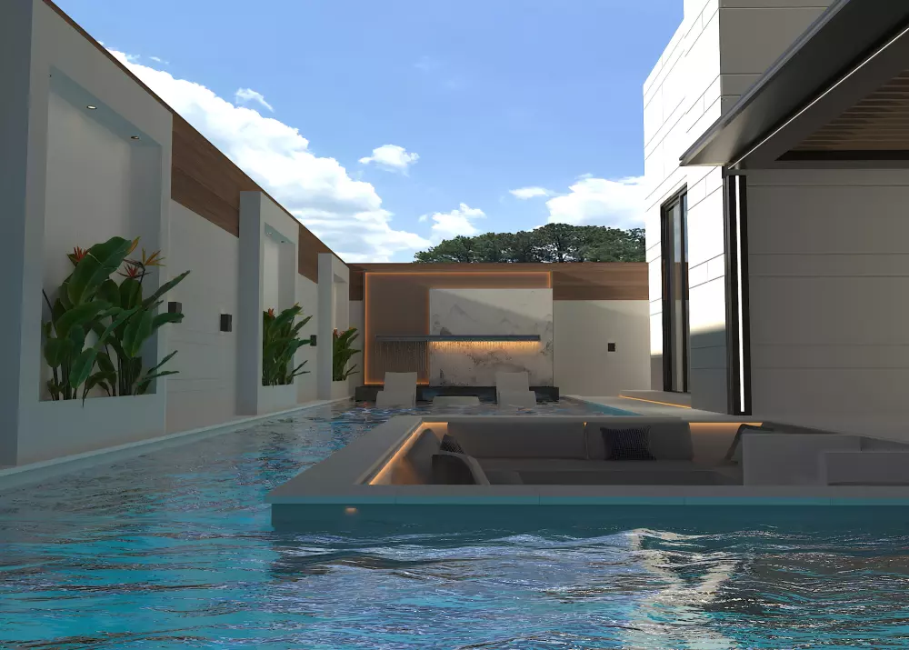 تصميم داخلي ولاندسكيب 2d&3d