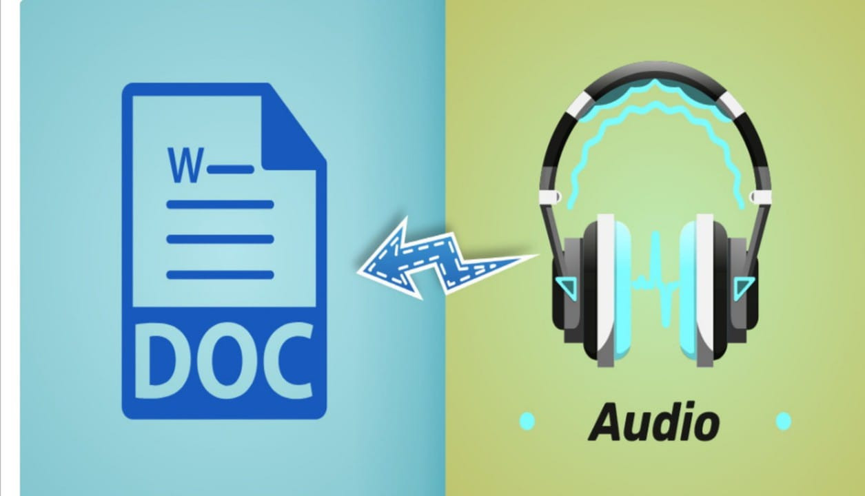 تفريغ أي ملفات صوتية او pdf الى ملف  وورد