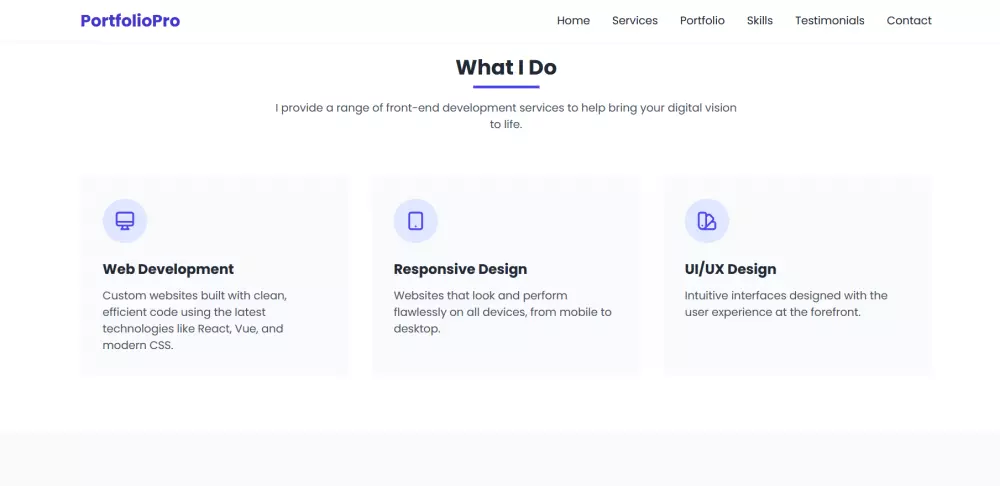 انشاء وتصميم موقع portfolio