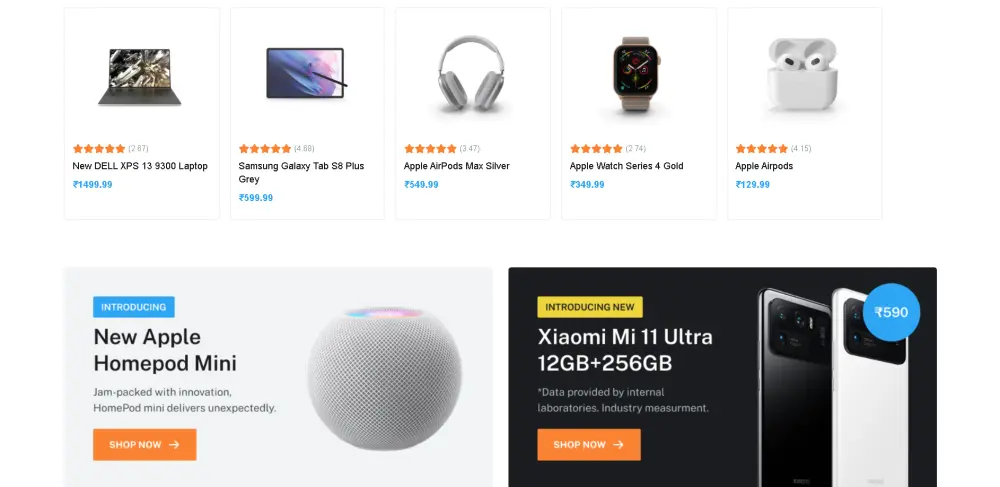 إنشاء متجر إلكتروني احترافي متجاوب مع جميع الأجهزة