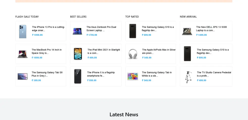 إنشاء متجر إلكتروني احترافي متجاوب مع جميع الأجهزة