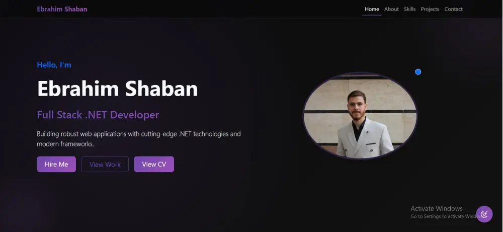 تصميم صفحات هبوط وملفات شخصية احترافية باستخدام ASP.NET Core وAngular