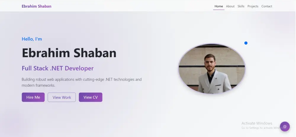 تصميم صفحات هبوط وملفات شخصية احترافية باستخدام ASP.NET Core وAngular