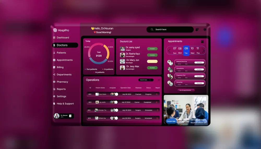 تصميم داشبورد احترافيه(UI/UX)Dashboard