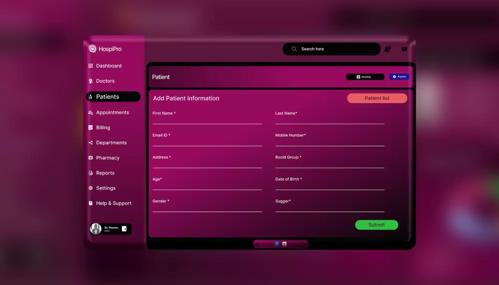 تصميم داشبورد احترافيه(UI/UX)Dashboard