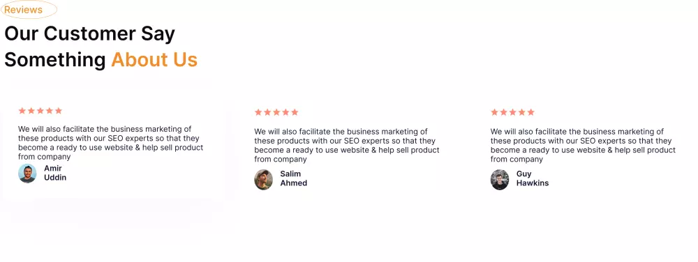 تصميم صفحة اعمال (برتفليو)