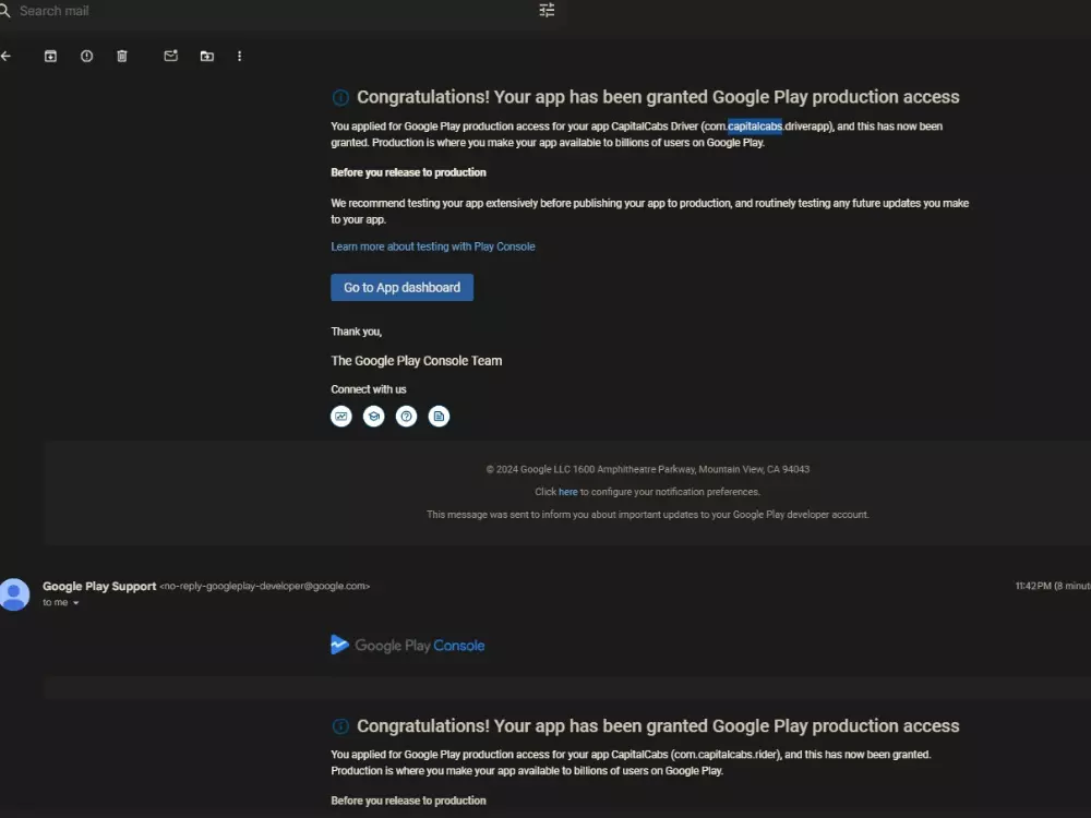اختبار تطبيقك على Google Console ضمان اجتياز الاختبار