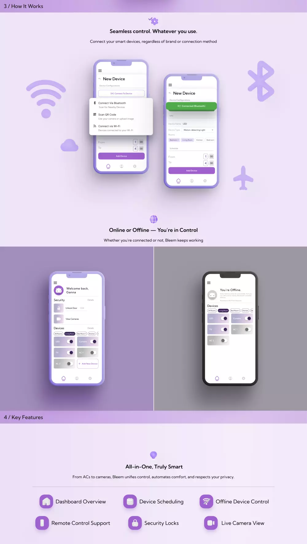 تصميم واجهات لتطبيقات المنزل الذكي (Smart Home)
