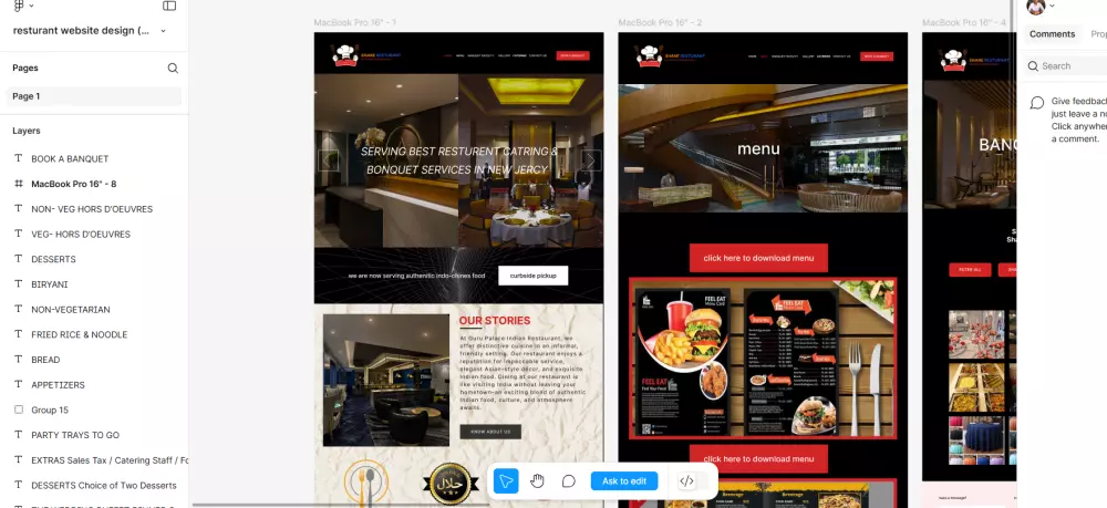 تحويل تصميم Figma إلى كود HTML5 + CSS3 أو TailwindCSS