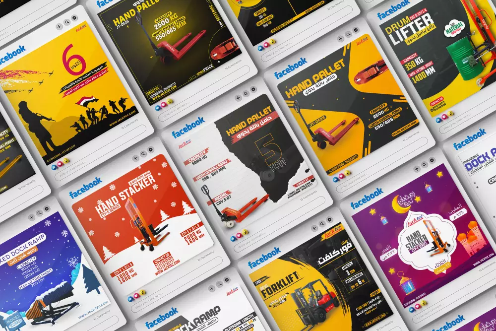 تصميمات سوشيال ميديا إحترفية بجودة عالية