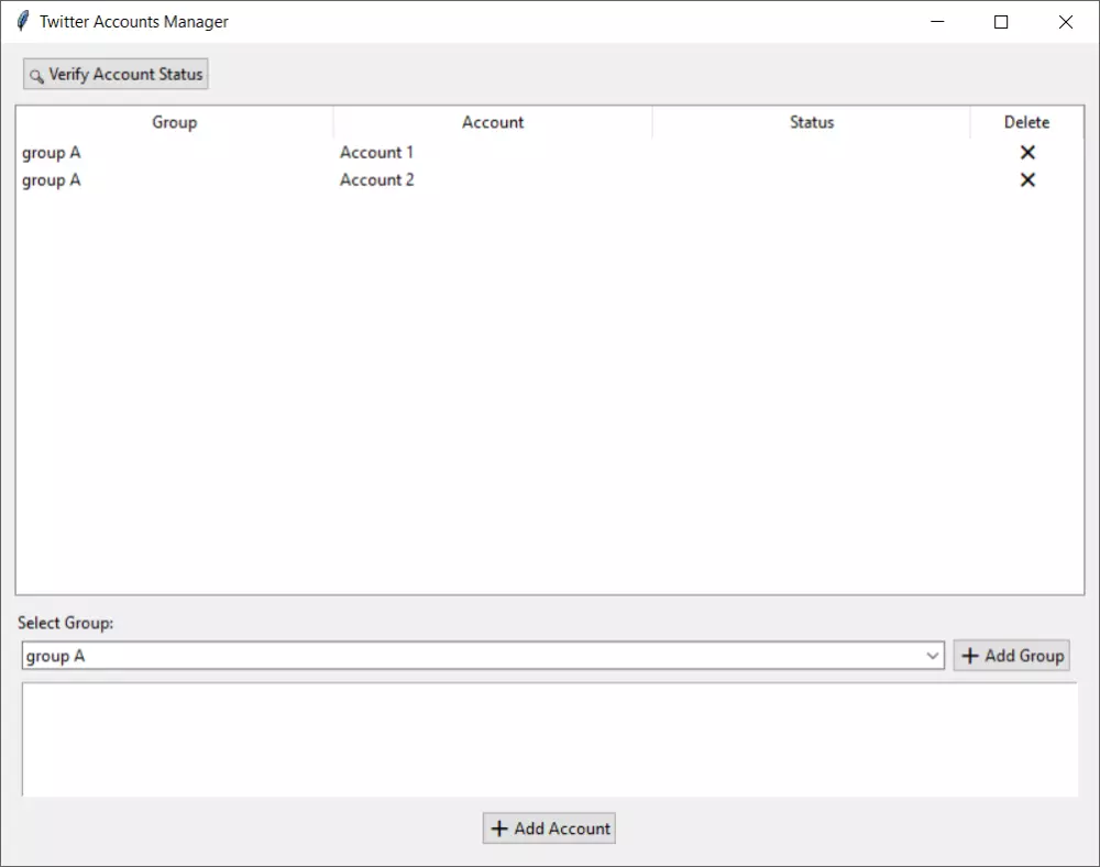 بوت تويتر يتيح النشر التلقائي والرد التلقائي وصقحة للتحكم في الحسابات من اضافة وتعديل وحذف