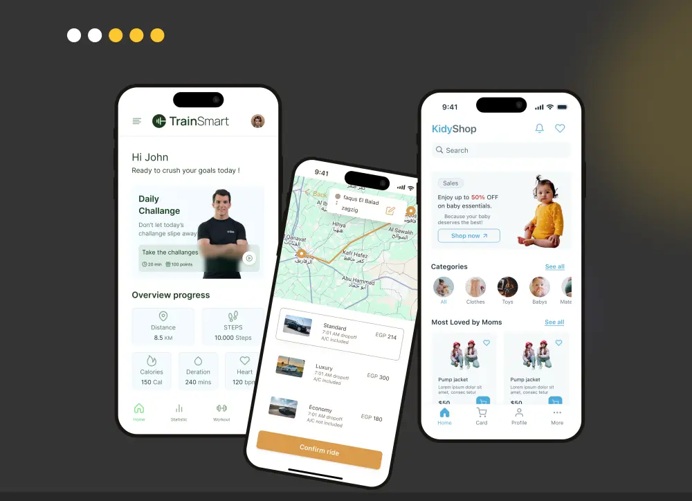 تصميم رائع لتطبيقك Android او iOS على Figma