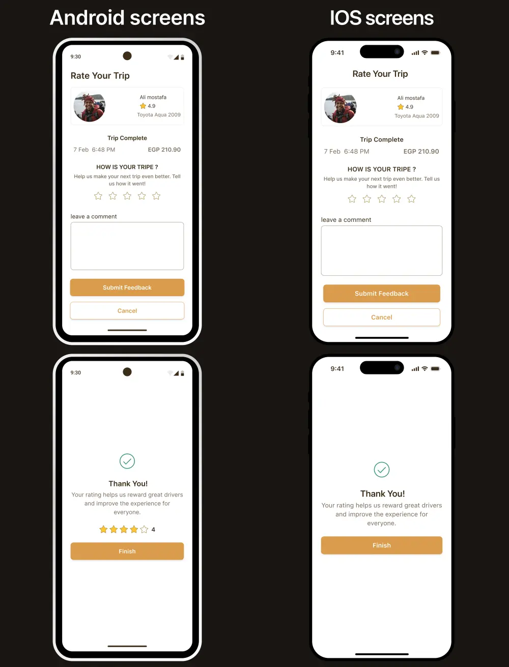 تصميم رائع لتطبيقك Android او iOS على Figma
