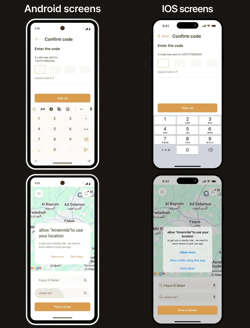 تصميم رائع لتطبيقك Android او iOS على Figma