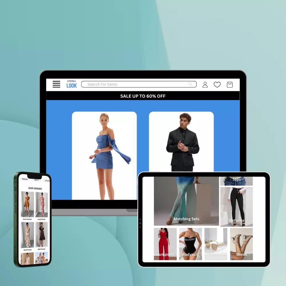 تصميم موقع / متجر إلكتروني