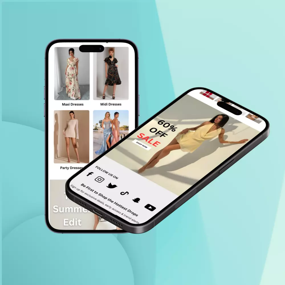 تصميم موقع / متجر إلكتروني