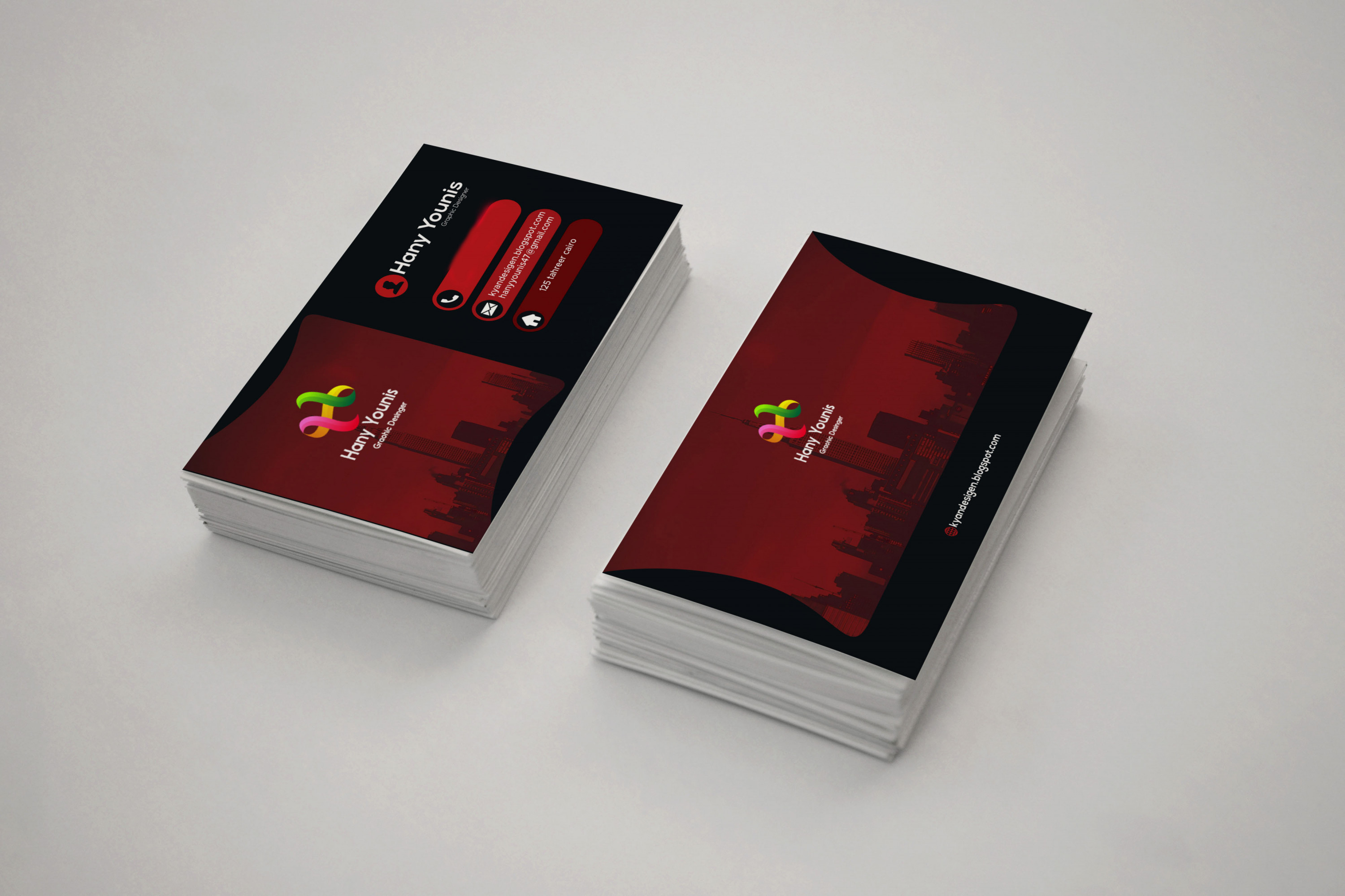 تصميم كارت شخصي أو لشركتك ( Business Card ) بجودة عالية تفاصيل العمل