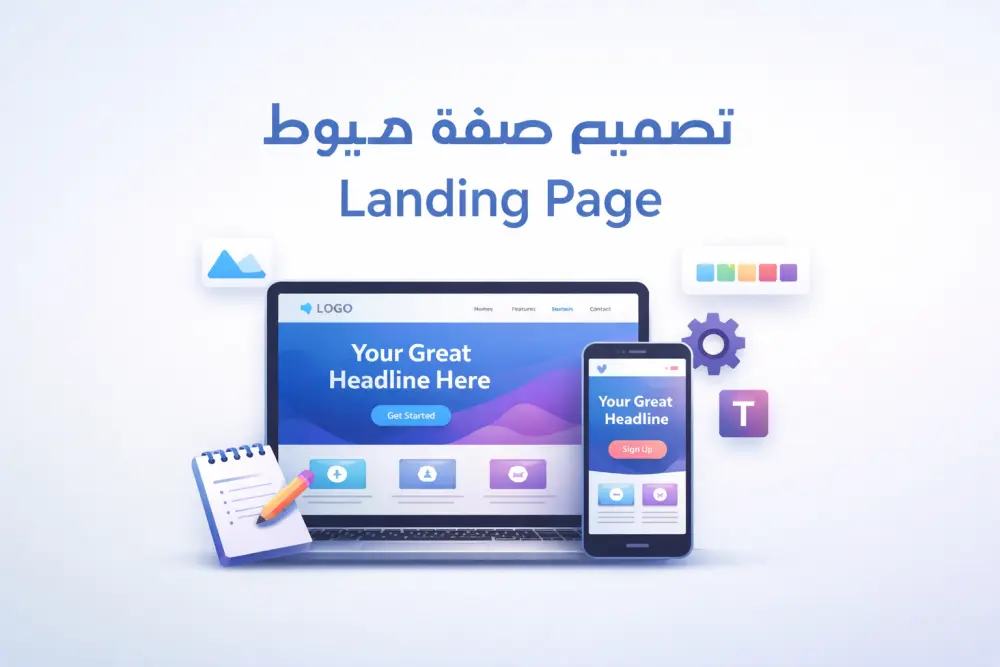 تصميم صفحه هبوط - Landing Page